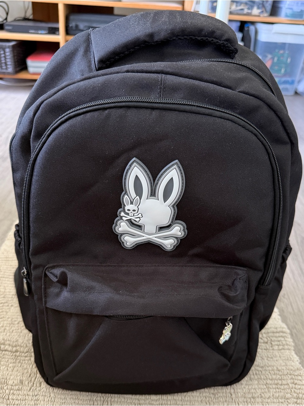 Psycho Bunny Backpack - Classic Logo School & Travel Bag